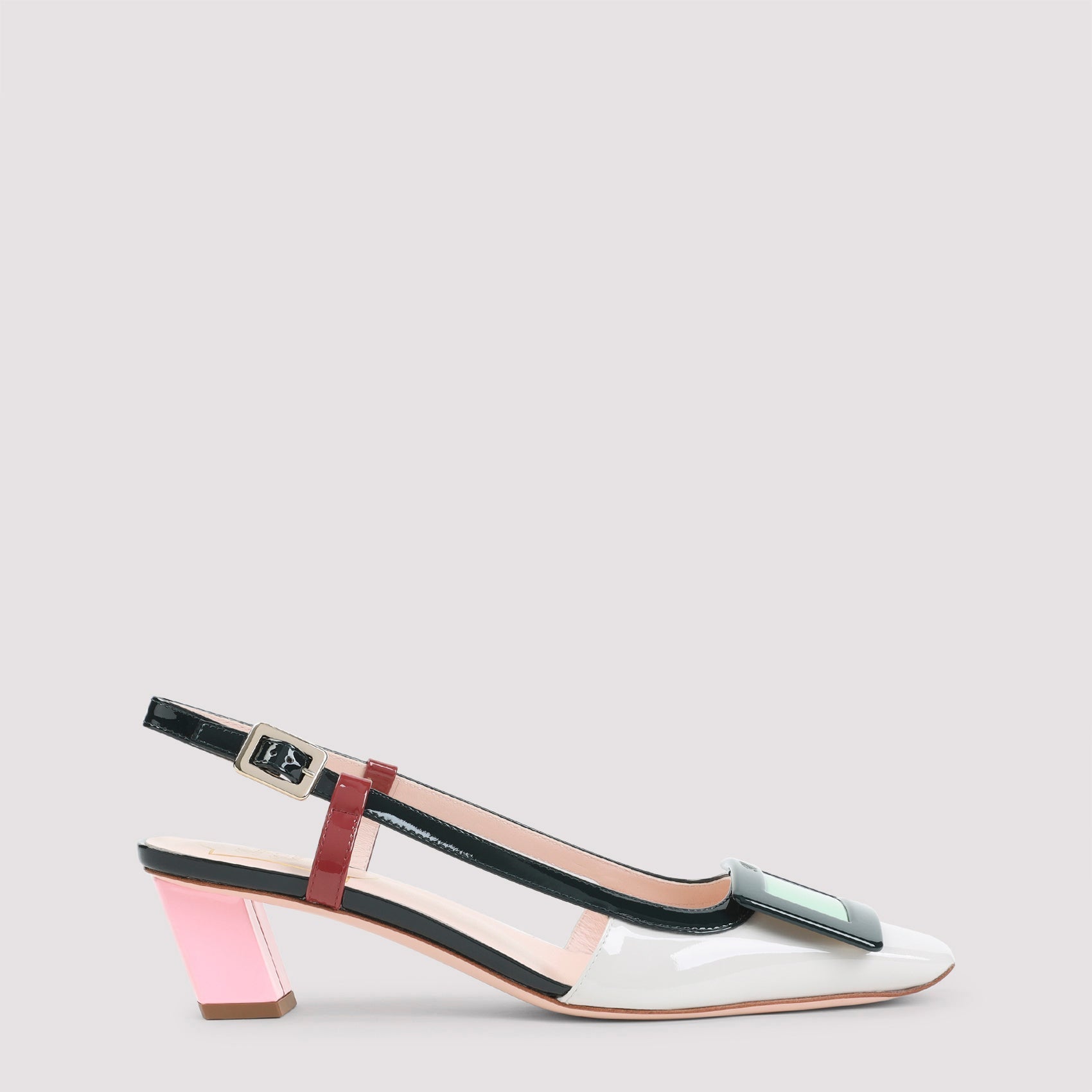 BV Lacquered Buckle 45 Pumps