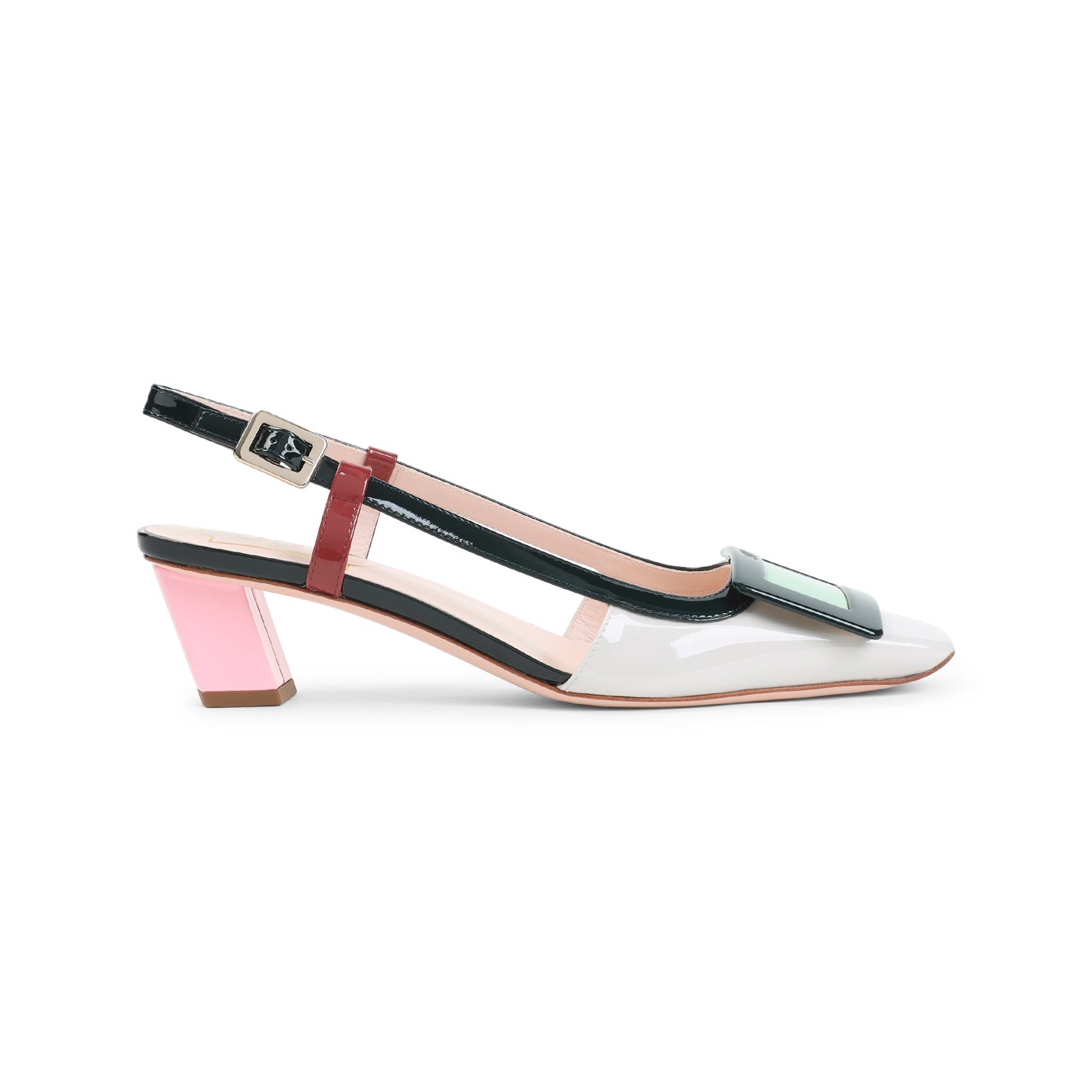 BV Lacquered Buckle 45 Pumps