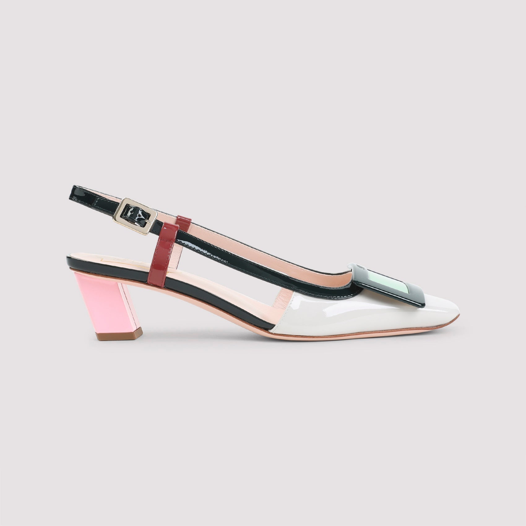 BV Lacquered Buckle 45 Pumps