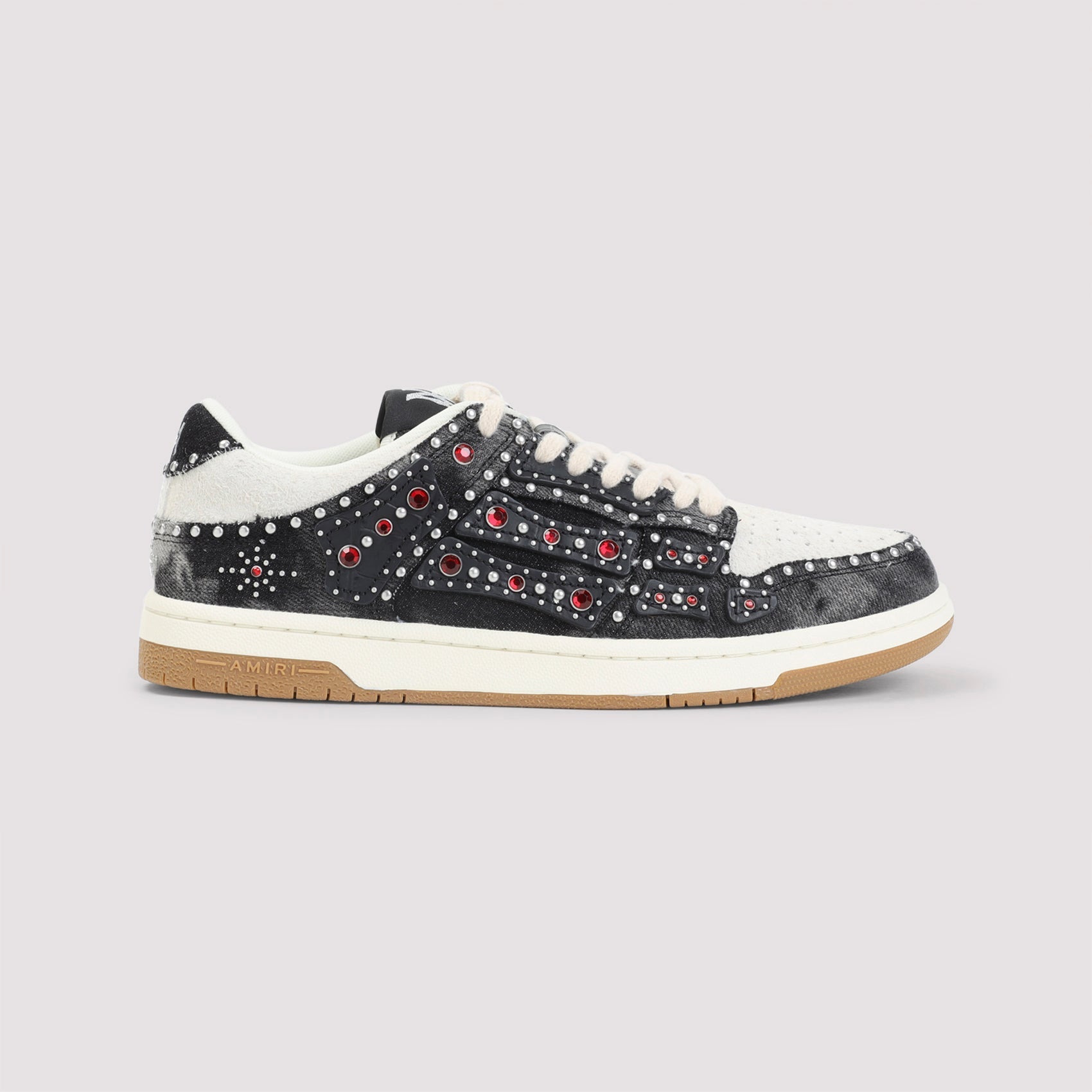 Studded Skeleton Top Low Sneakers