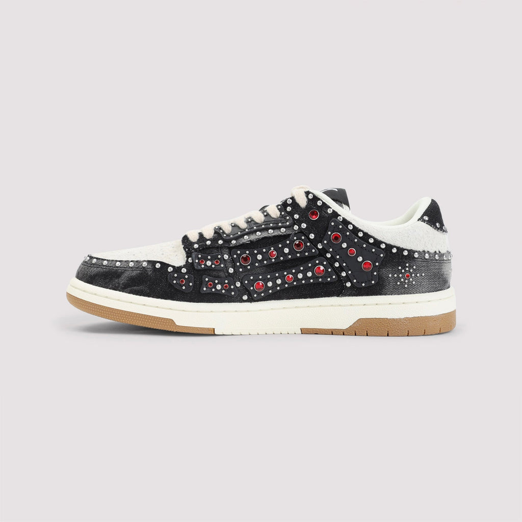 Studded Skeleton Top Low Sneakers