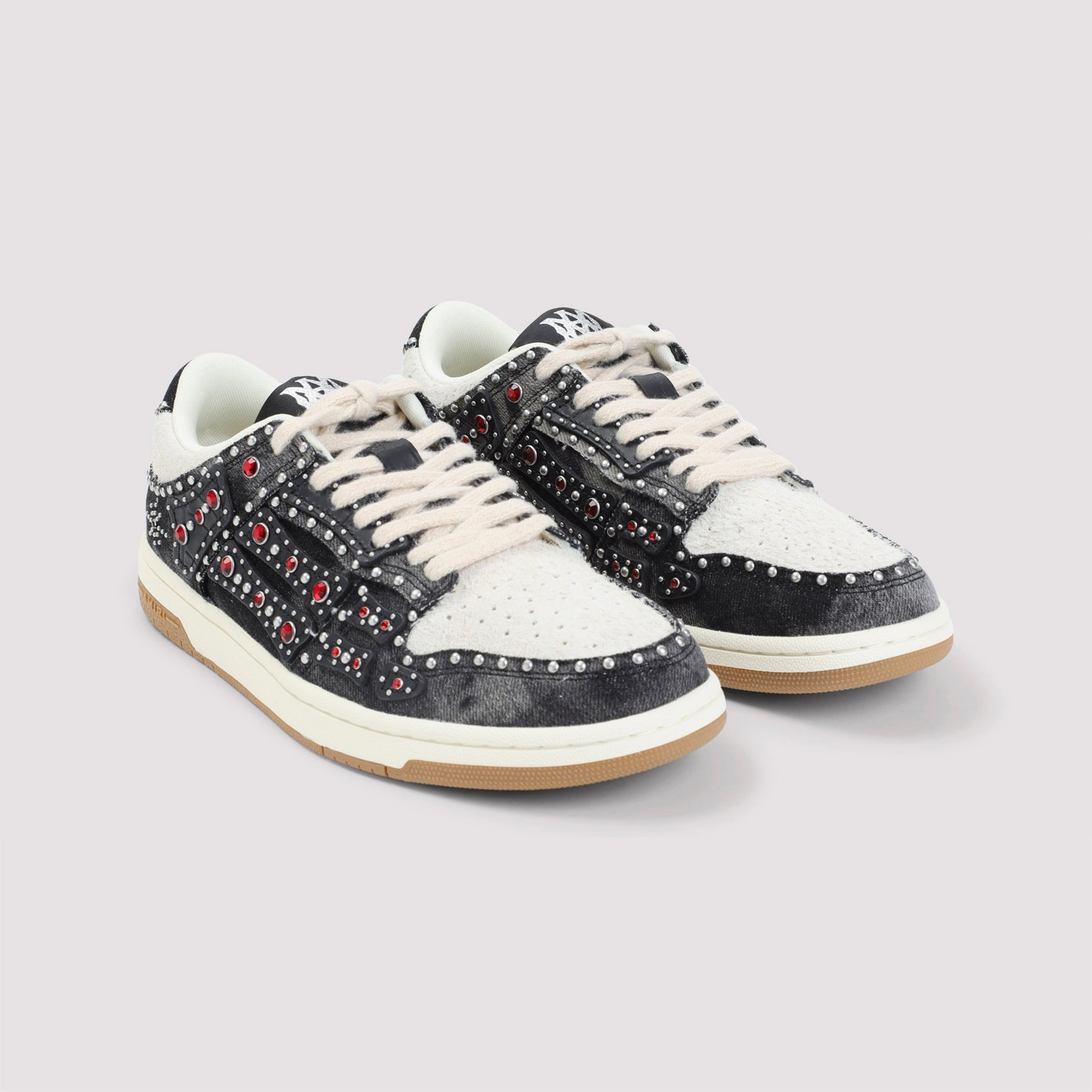 Studded Skeleton Top Low Sneakers
