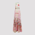 Miami Flowers Long Dress