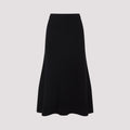 Virgin Wool Midi Skirt