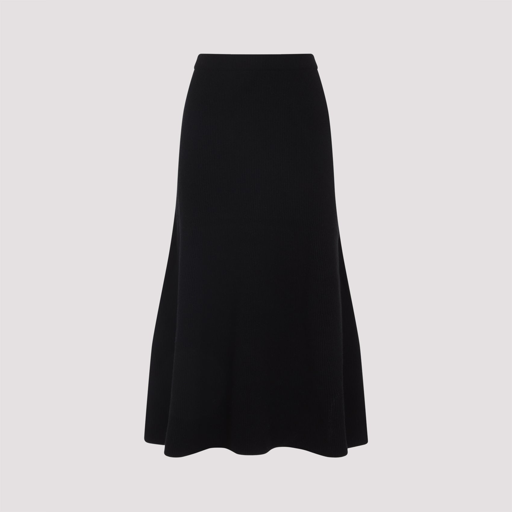 Virgin Wool Midi Skirt