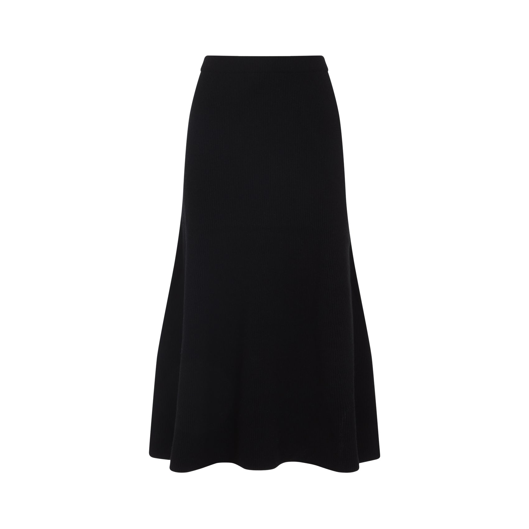 Virgin Wool Midi Skirt