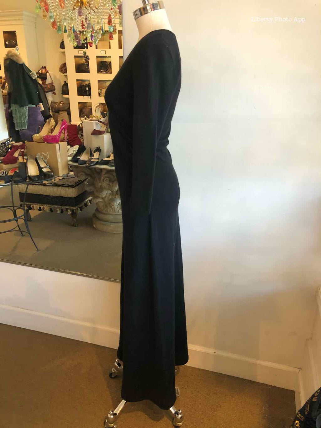 RALPH LAUREN Cashmere Wrap Dress | M
