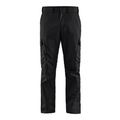 Blaklader 1444 Industry Stretch Trouser Black/Hi-Vis Yellow