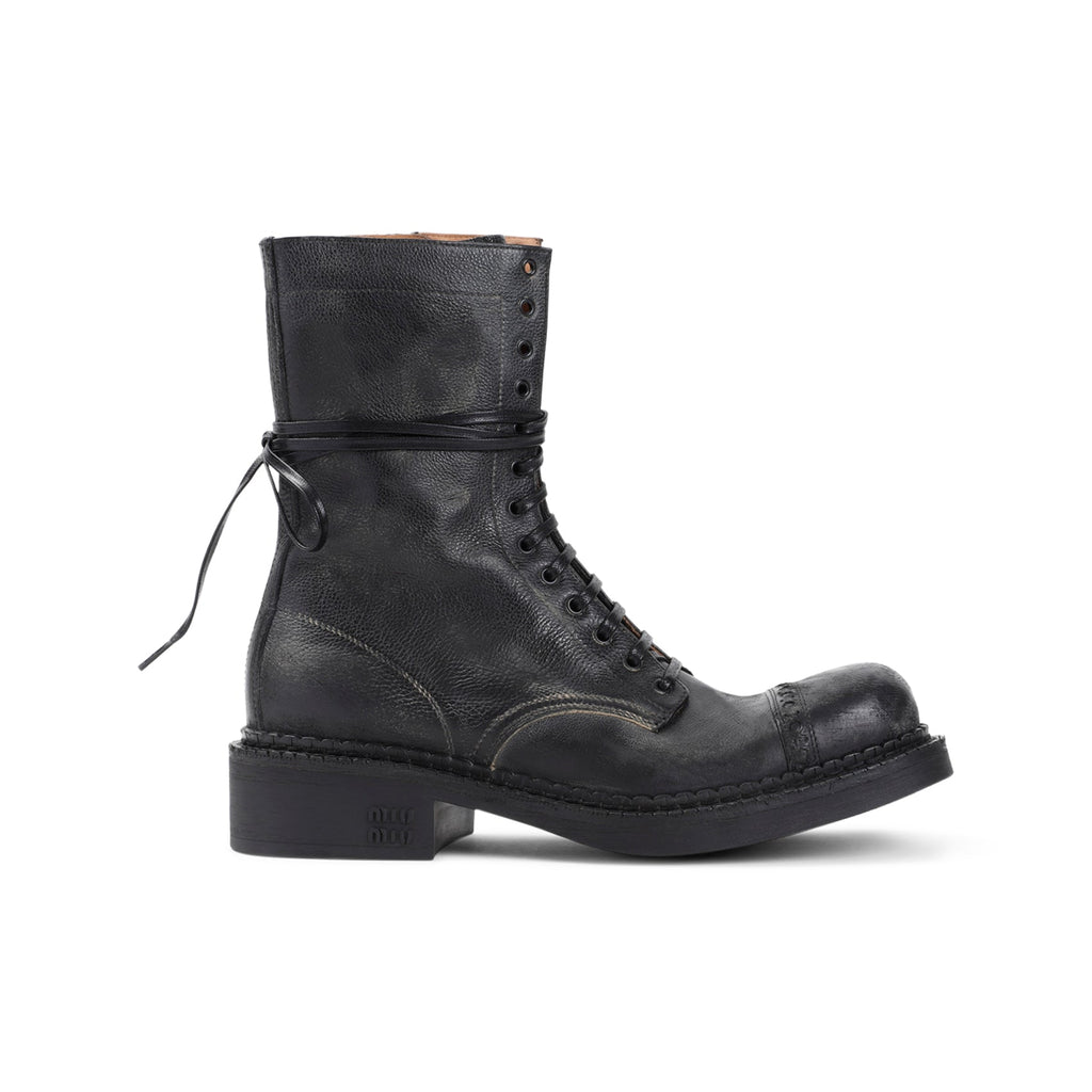 Laced Ankle Boots