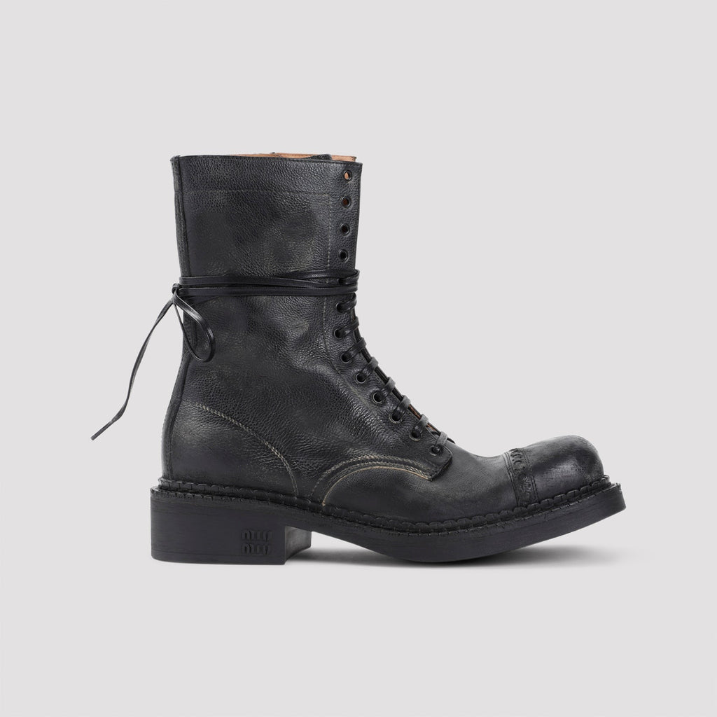 Laced Ankle Boots