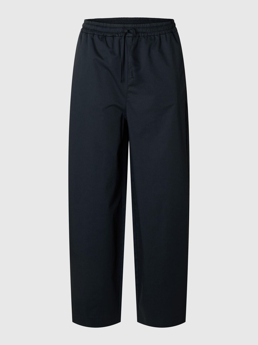 SELECTED Juma Loose Barrel Pant in Black