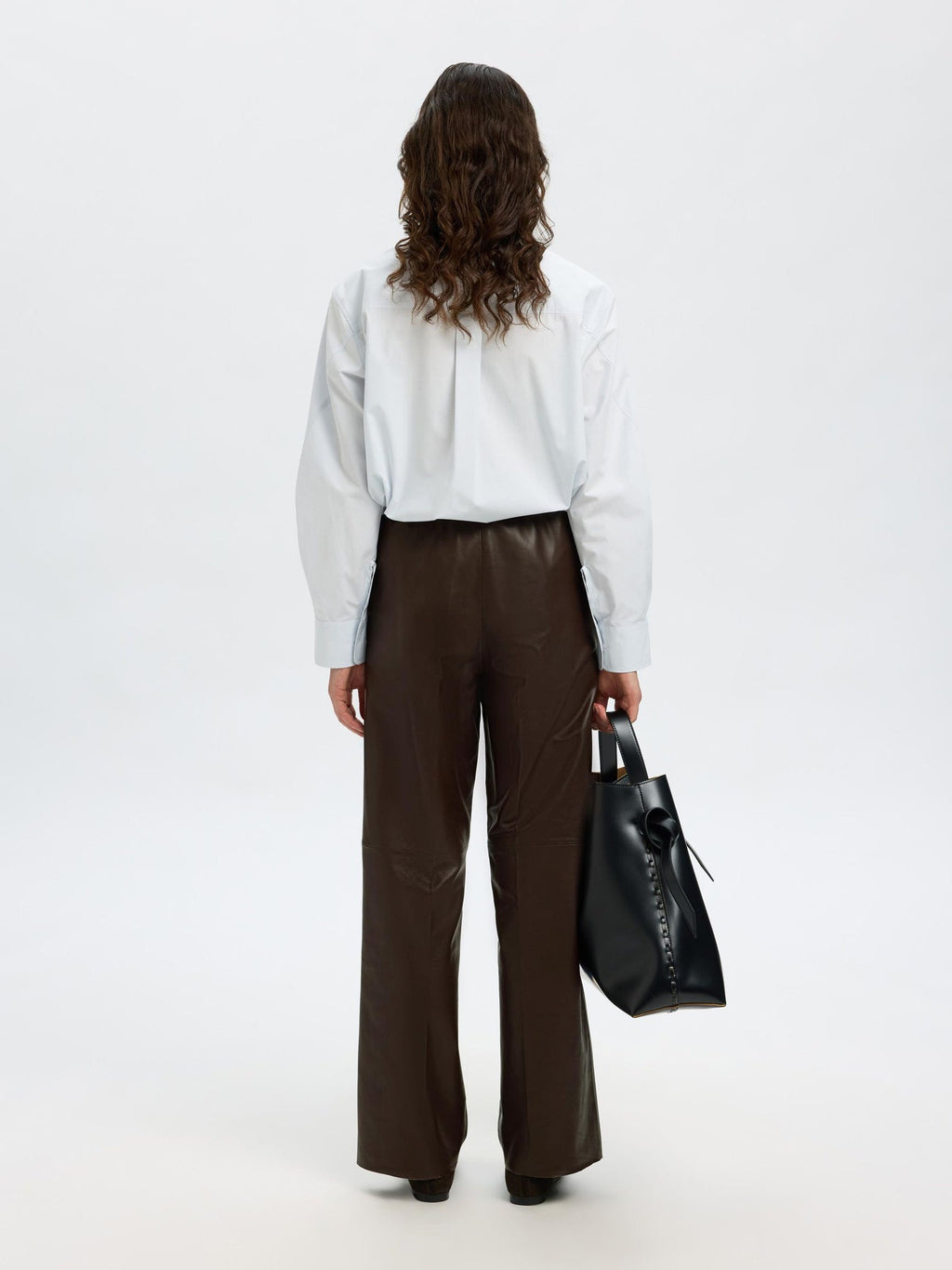 SELECTED  Boda Leather Pant in Delicioso