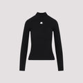 Courrèges Roll Neck Ribbed Jumper