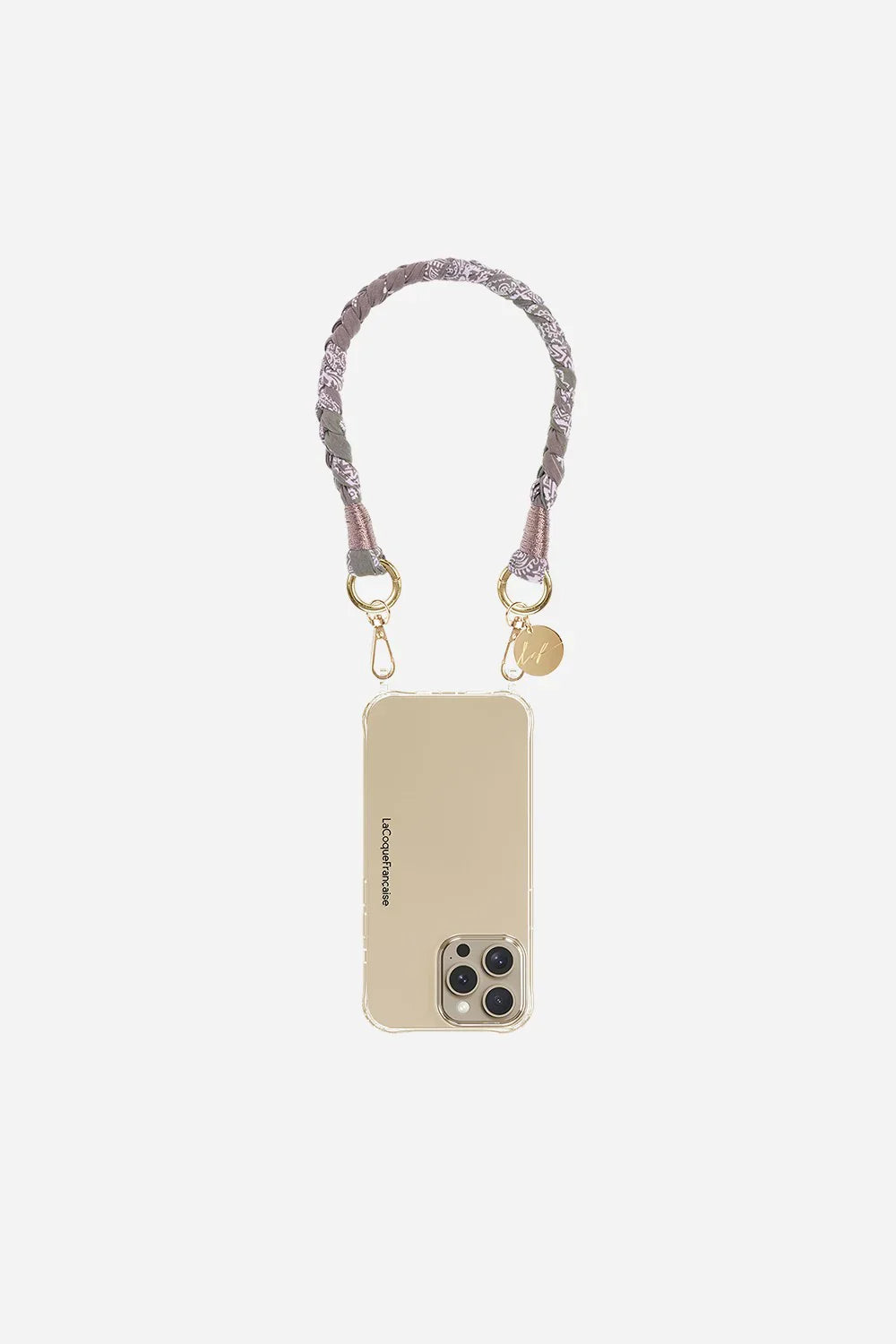 La Coque Franciase Della Bandana Bracelet Strap in Khaki
