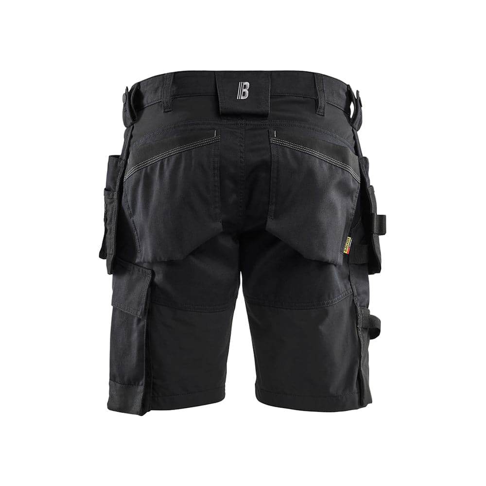 Blaklader 1752 Lightweight Holster Pocket Craftsmen Shorts Black / 32" Waist