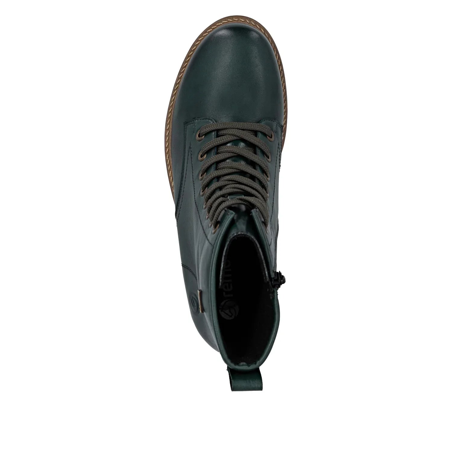 Remonte Womens Leather Ankle Boots | Green