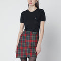 Black Bea wool and silk top