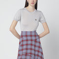 Light grey Bea wool and silk top