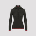 Forest Green Web Cashmere Polo