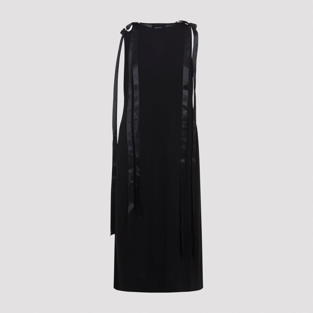Bow Ribbon Midi Dress