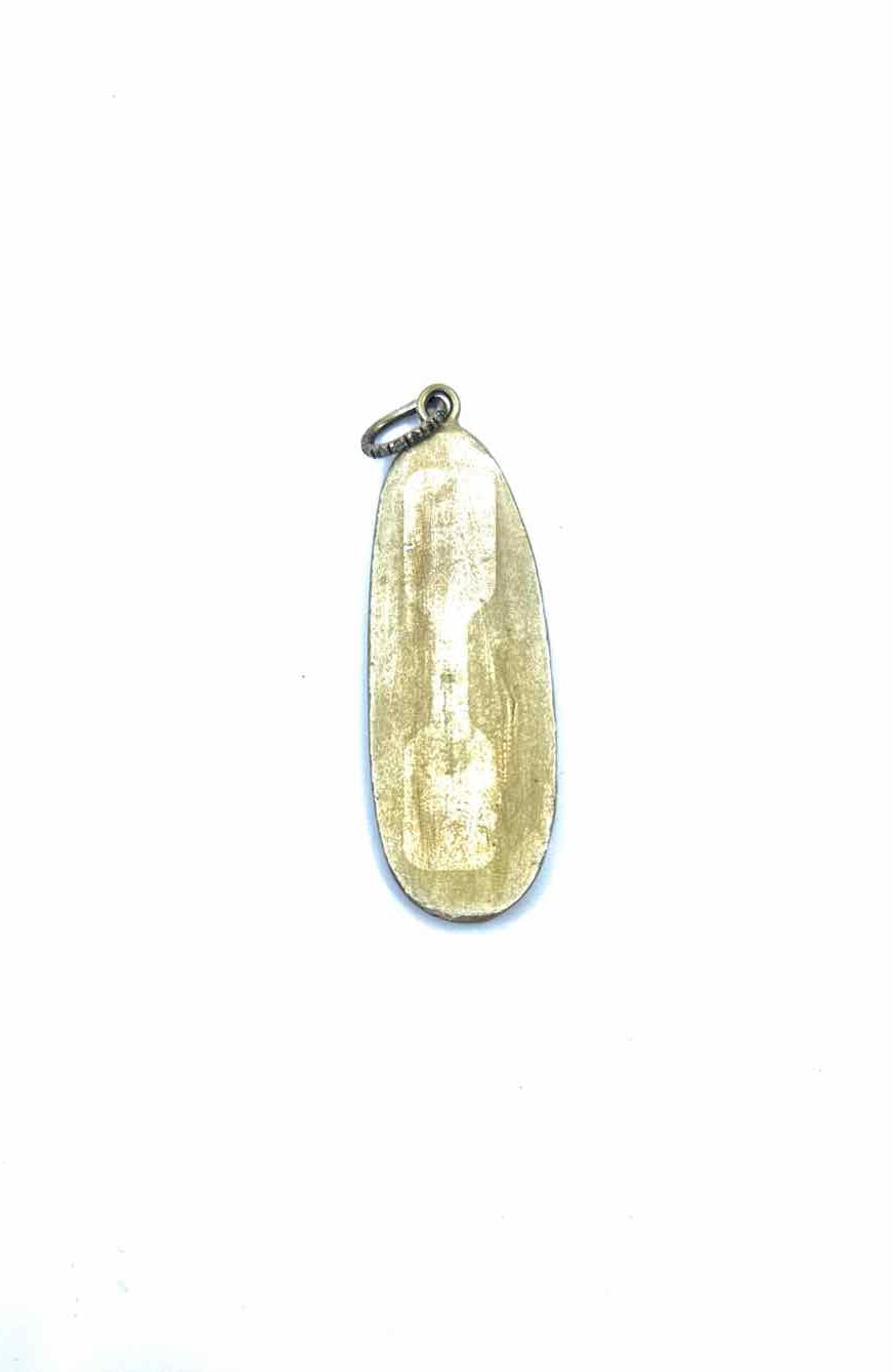 Blue Kyanite Diamond Pendant