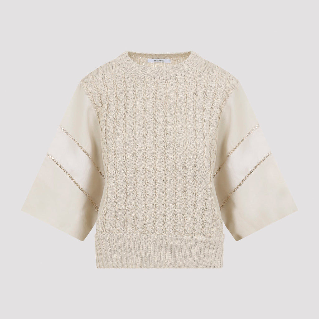 Scatola Cable Linen Sweater