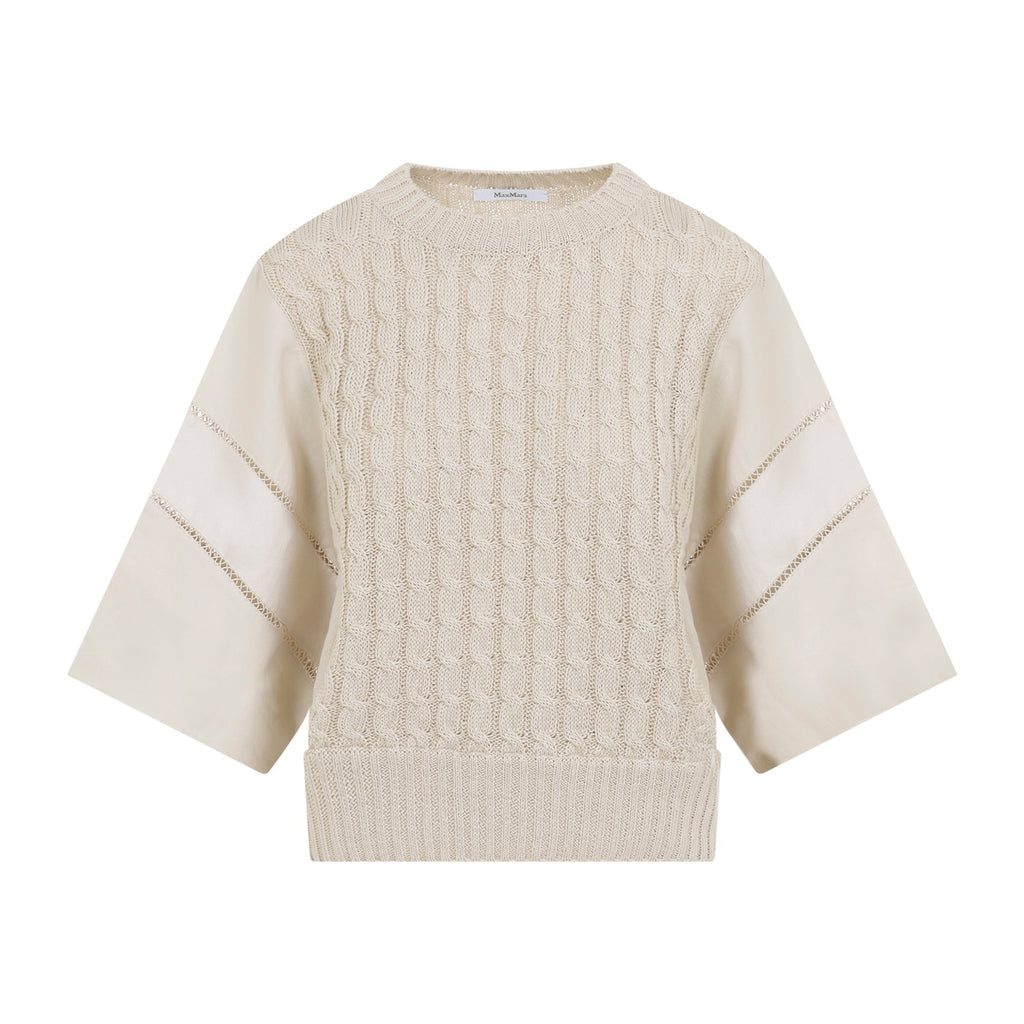 Scatola Cable Linen Sweater