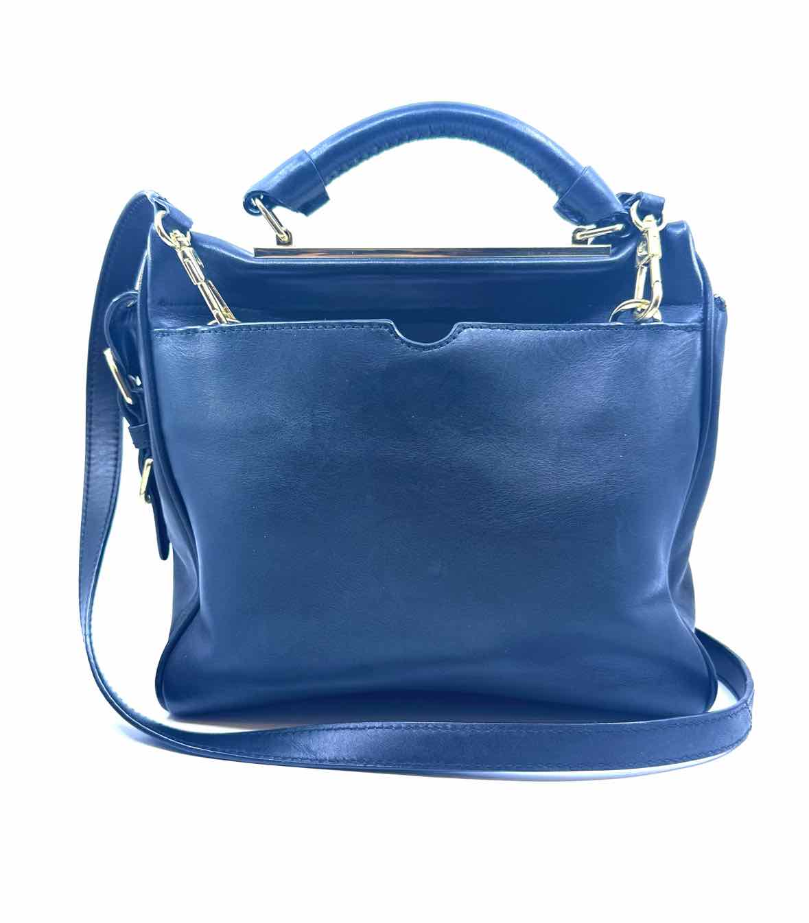 3.1 PHILLIP LIM Ryder Black Leather fur Handbag