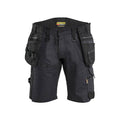 Blaklader 1972 Stretch Craftsmen Holster Pocket Shorts Black / Black / 38" Waist