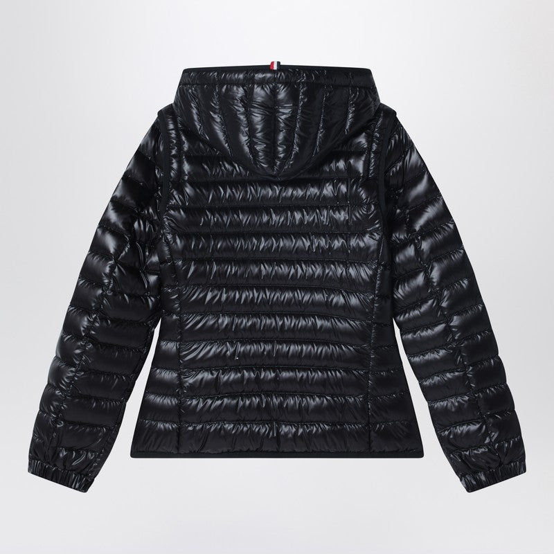 Karura short transformable down jacket black