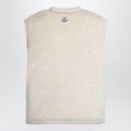 Mimosa gilet in teddy-effect fleece