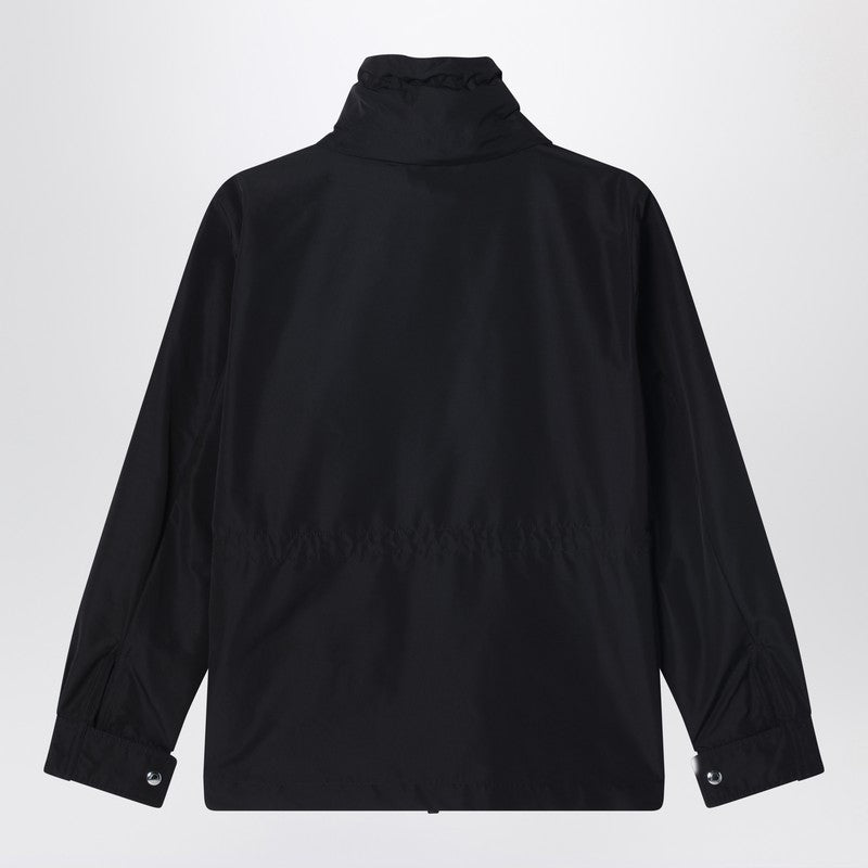 Enette short hooded parka black