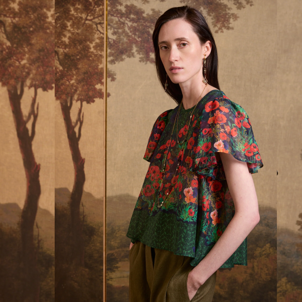 Ailanto Paulina Top - Green