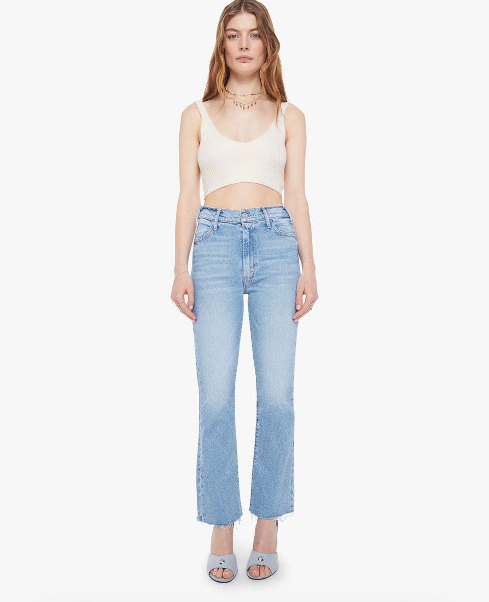 Mother Denim Hustler Ankle Fray