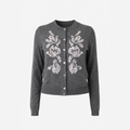 Cinq à Sept Isolde Cardigan - Dark Heather Grey