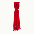 Citrus Red Elephant Scarf