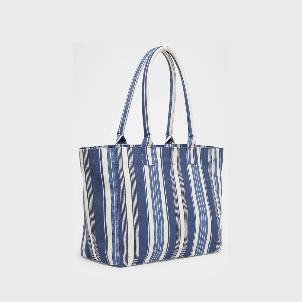Isabel Marant Yenky Zipped Bag - Blue Stripes