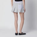 Grey mini skirt with Orb logo