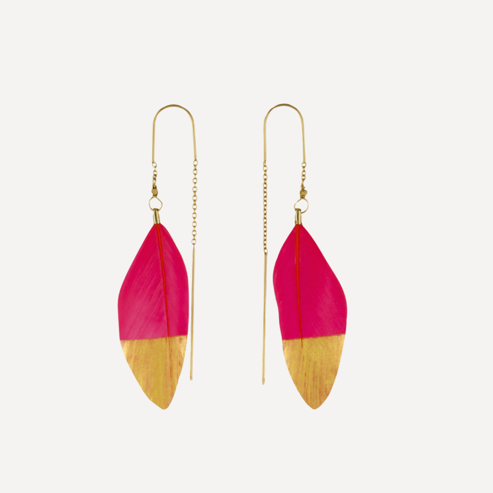 Laurence Feather Earrings