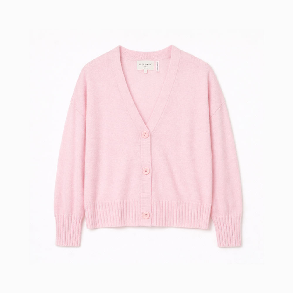 Les Tricots de Lea Grammalya Cardigan - Sugar Pink