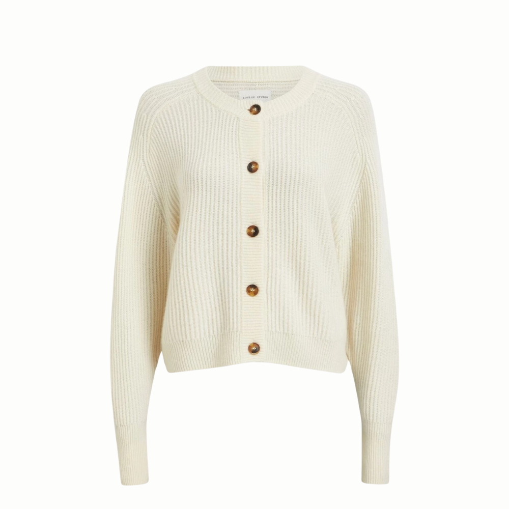 LouLou Bastia Cardigan - Ivory