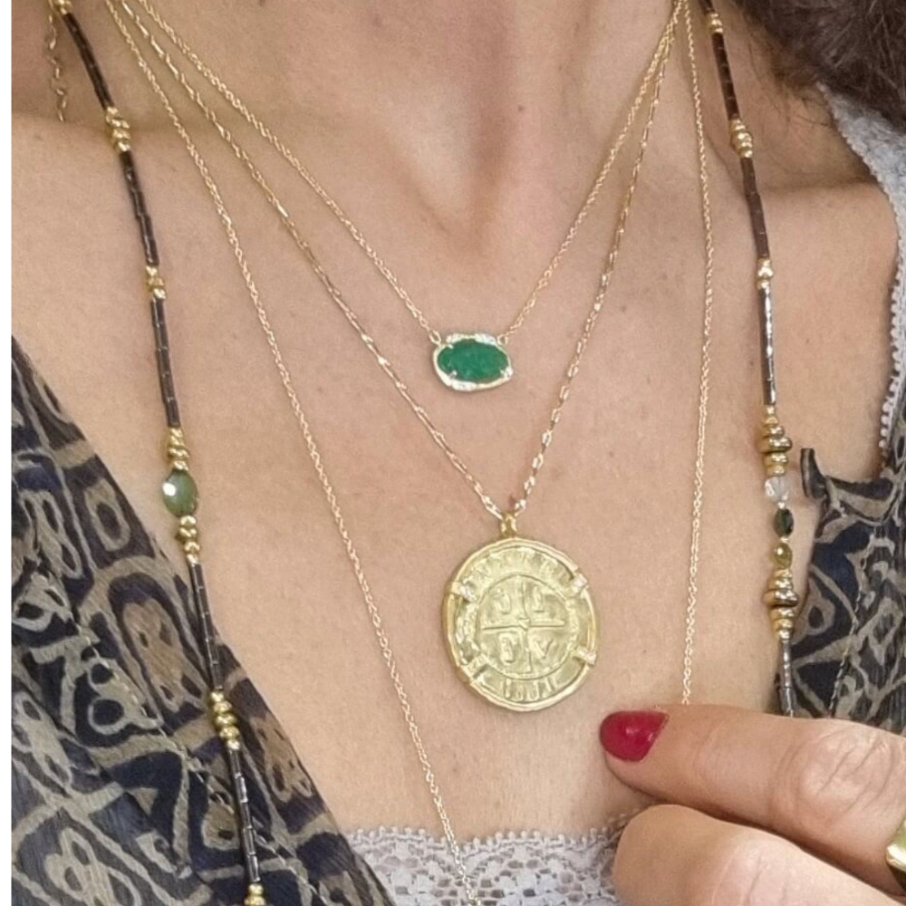 Louise Hendricks Josephine Necklace - Jade