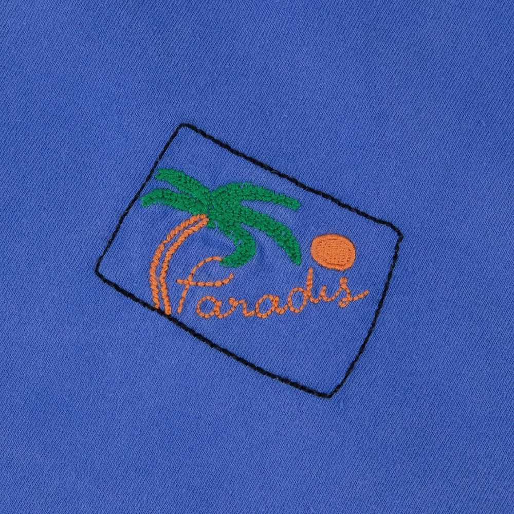 Maison Labiche Pergolese Palm T-Shirt - Greek Blue