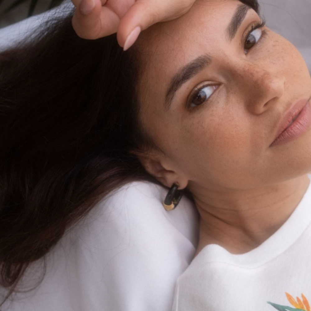 Nach Black Gold Hoops