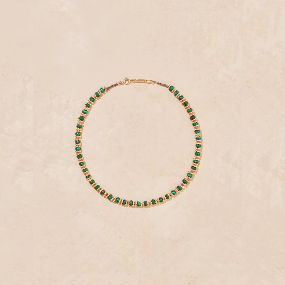Tityaravy Big Kamala Bracelet - Malachite