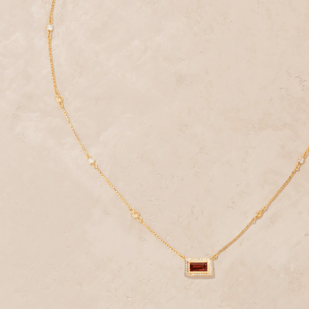 Tityaravy Meela Citrine Necklace