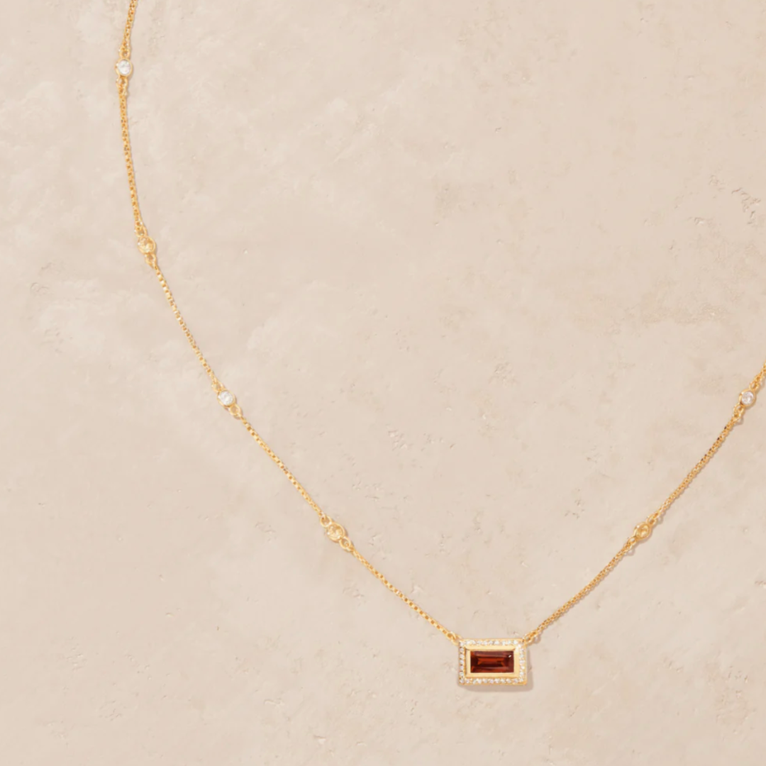 Tityaravy Meela Citrine Necklace