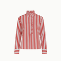 Xirena Annette Top - Scarlet Stripe