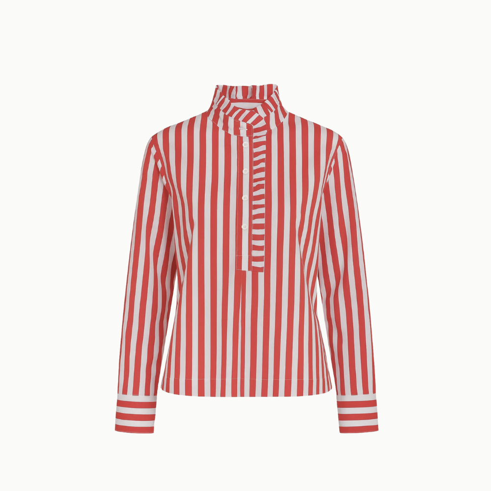 Xirena Annette Top - Scarlet Stripe