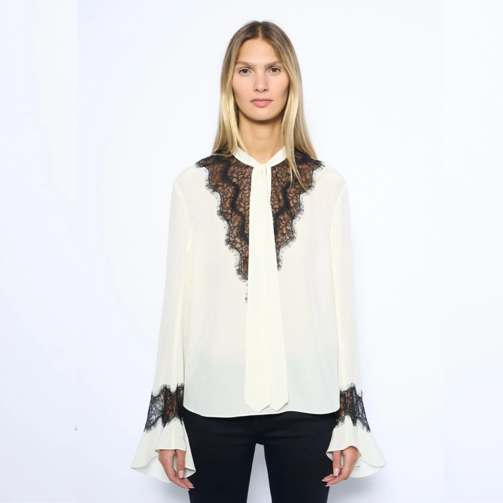 Zadig & Voltaire Tuan Lace Top - Flake